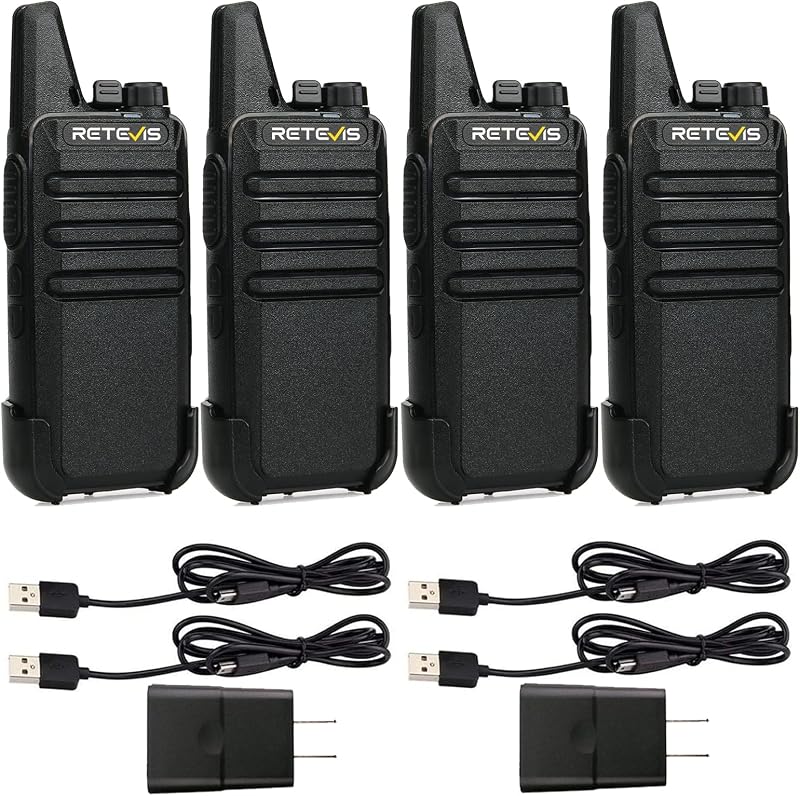 Radio bidireccional RT22 recargable USB-C 4 unidades