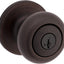 Picaporte cromado con cerradura Kwikset