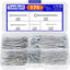 Kit 175 Pzas Pasadores Chaveta Acero Carbono Galvanizado