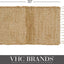 Alfombra Chindi arpillera bronceado 20x30