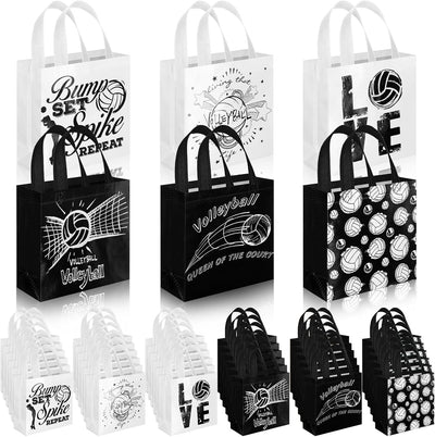 40 Bolsas Voleibol No Tejidas 7.9x7.9x3.2" para Fiesta