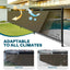 Red sombra 6x25 pies malla resistente patio exterior
