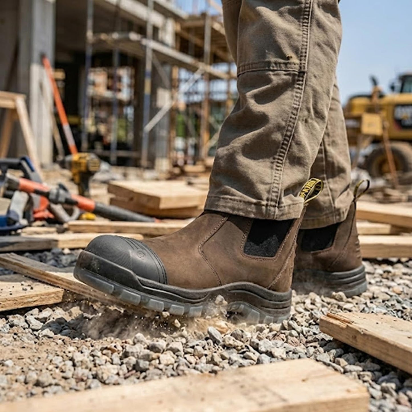 Botas trabajo hombre puntera compuesta antiderrap