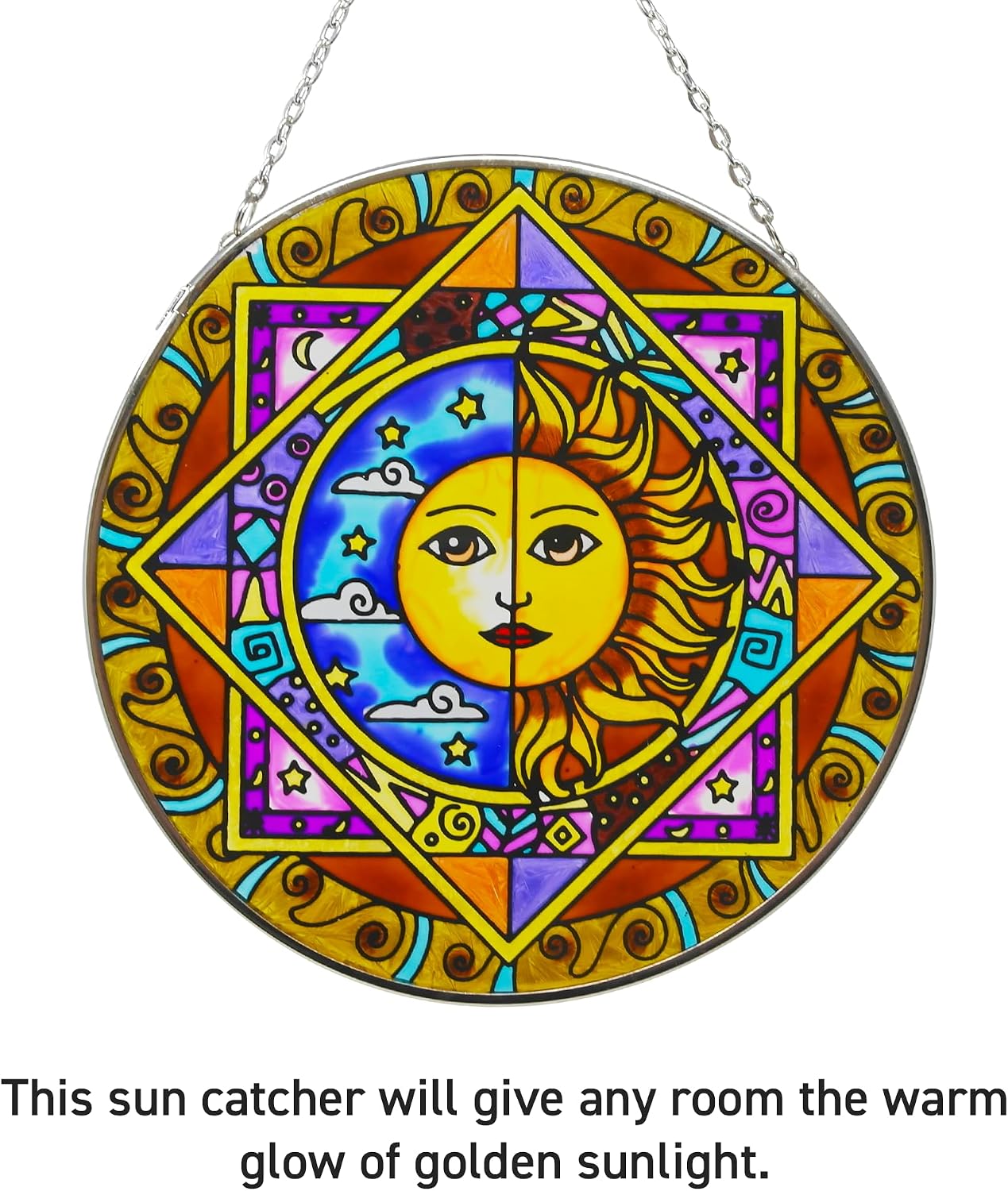 Catcher de sol vidrio eclipse sol y luna