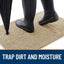 2 Tapetes Puerta Perro 30x20pulg Absorbe Humedad Antiderrap