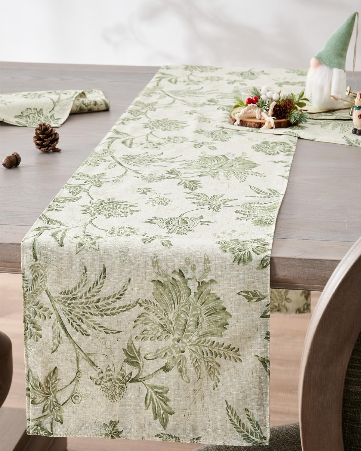 Mantel lino 13x72pulg para mesa comedor fiesta boda