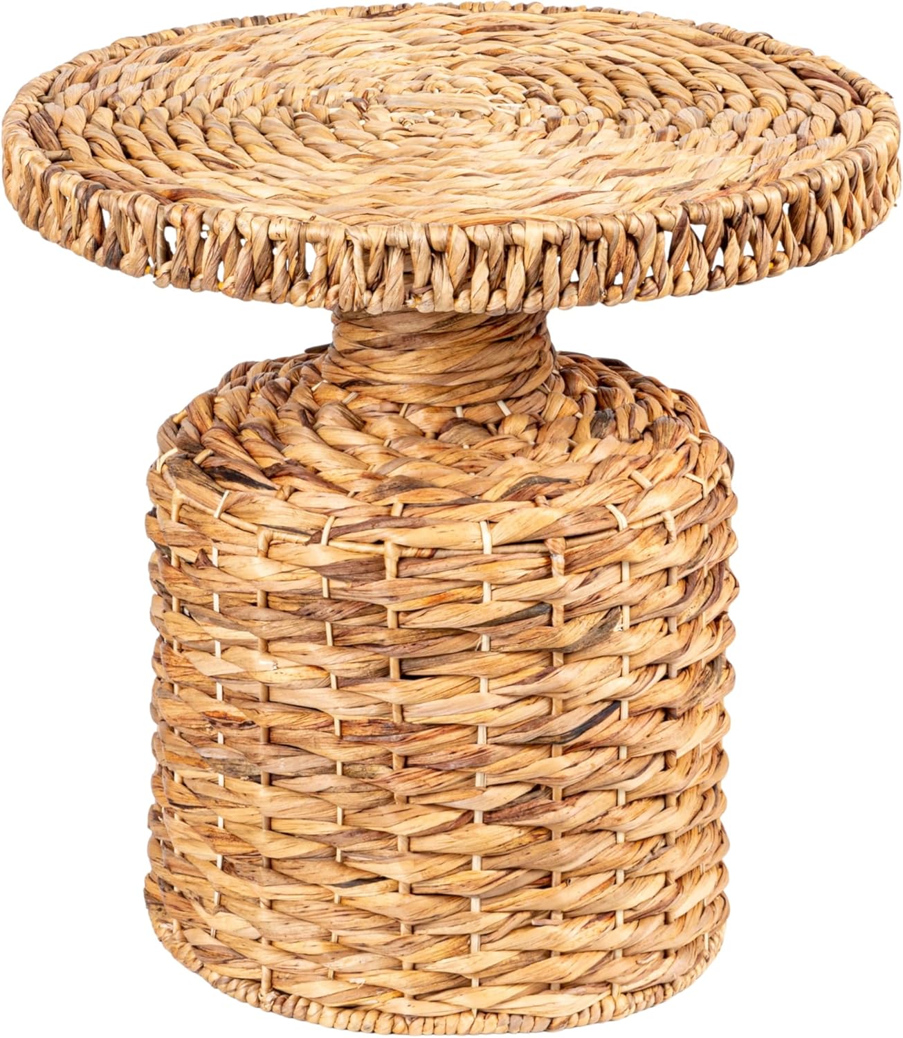 Mesa auxiliar jacinto de agua natural beige