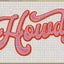 Tapete Howdy rosa intenso para cocina puerta exterior