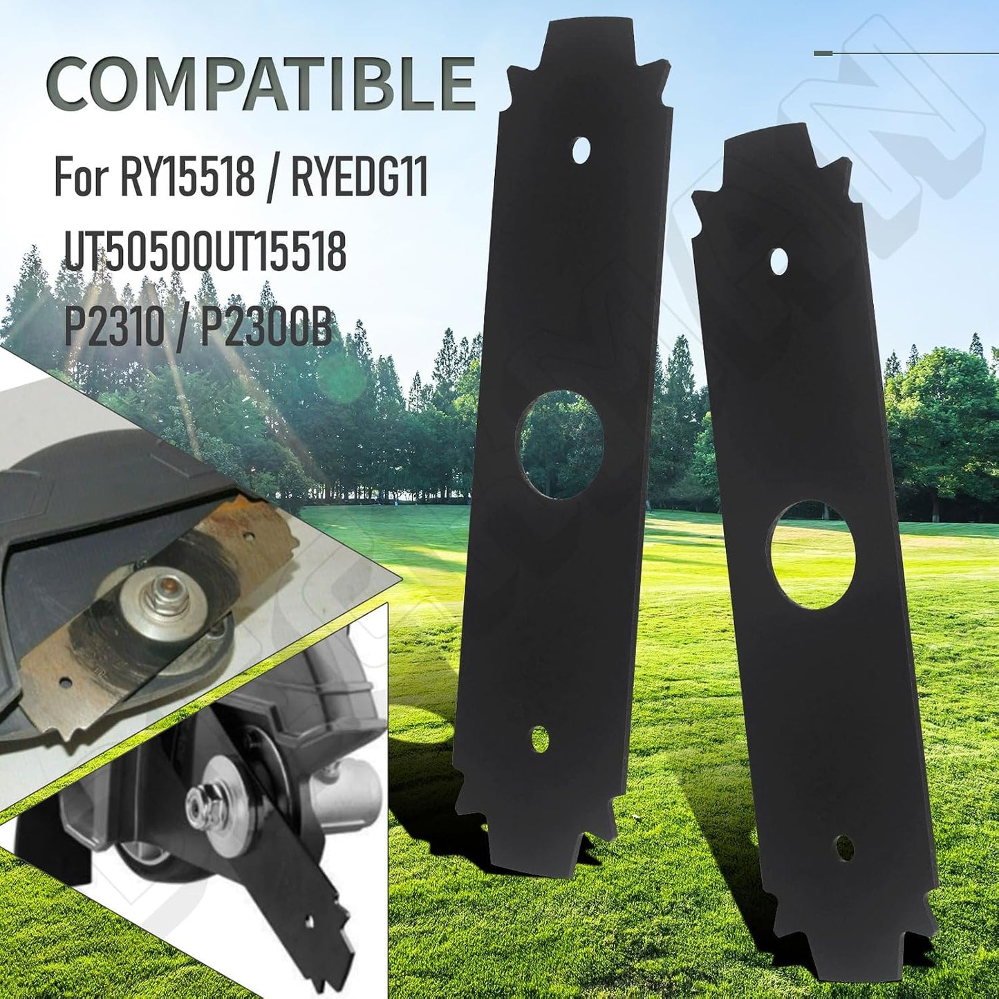 Cuchilla repuesto comp Ryobi 8pulg paq 2