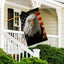 Bandera EE.UU. con águila calva 28x40pulg decoración