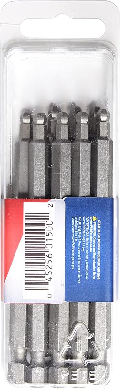 Broca hexagonal bola métrica 0.157pulg x 3.5pulg pack 8