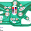 Placa circuito clúster indicador central Corvette C3 77-82