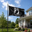 Bandera doble cara 5x8ft negra 3 ojales latón fuerzas