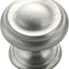 Pomo cromado cepillado cocina baño 1.181in