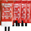 Manta fuego cocina hogar 40x40pulg pack 4