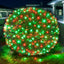 Tira luces LED Navidad rojo verde 5x7pies impermeable exterior
