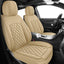 Funda asiento cuero automóvil impermeable universal beige