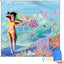 Manta playa impermeable 79x83pulg 4 estacas bolsillos viaje