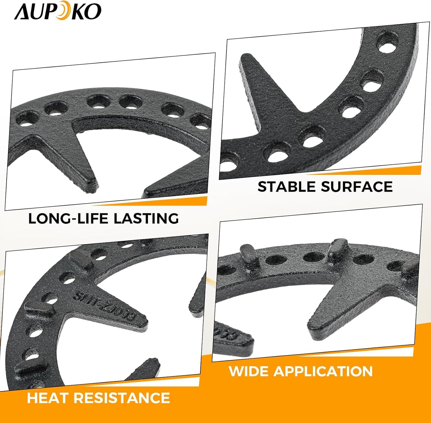 Anillo wok hierro fundido para estufa gas Moka Pot