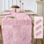 Camino Mesa Estopilla Rosa 120pulg Gasas Boho para Bodas y Fierras