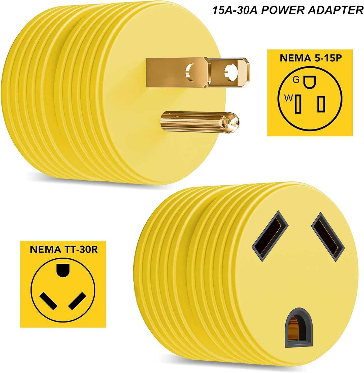 Adaptador RV 30 Amp a 110 con proteccion sobretensiones