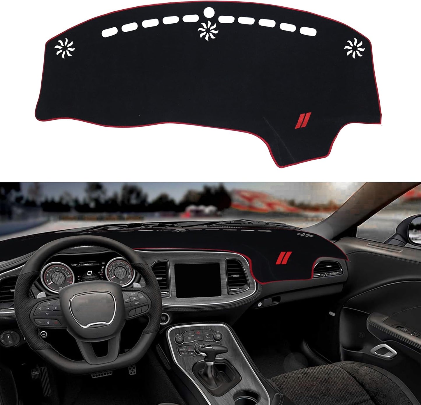 Cubierta tablero Dodge Challenger antiderrap UV
