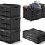 Contenedores plegables Obsidian 62L set 3 apilables