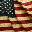 Bandera tipo retro cosido americano