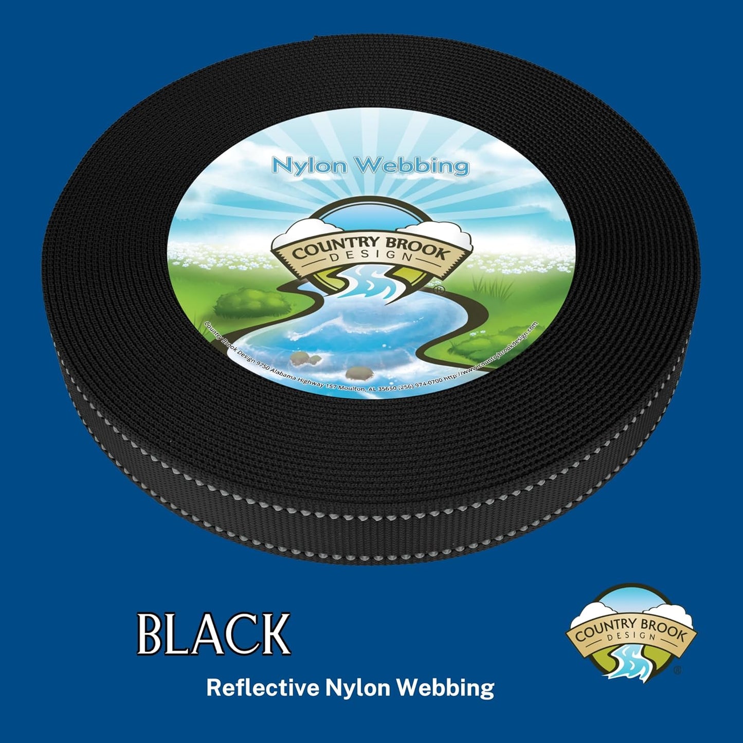 Correa nailon reflectante 3/4"