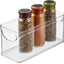 Contenedor plástico armario despensa 10x4.25x5" transparente