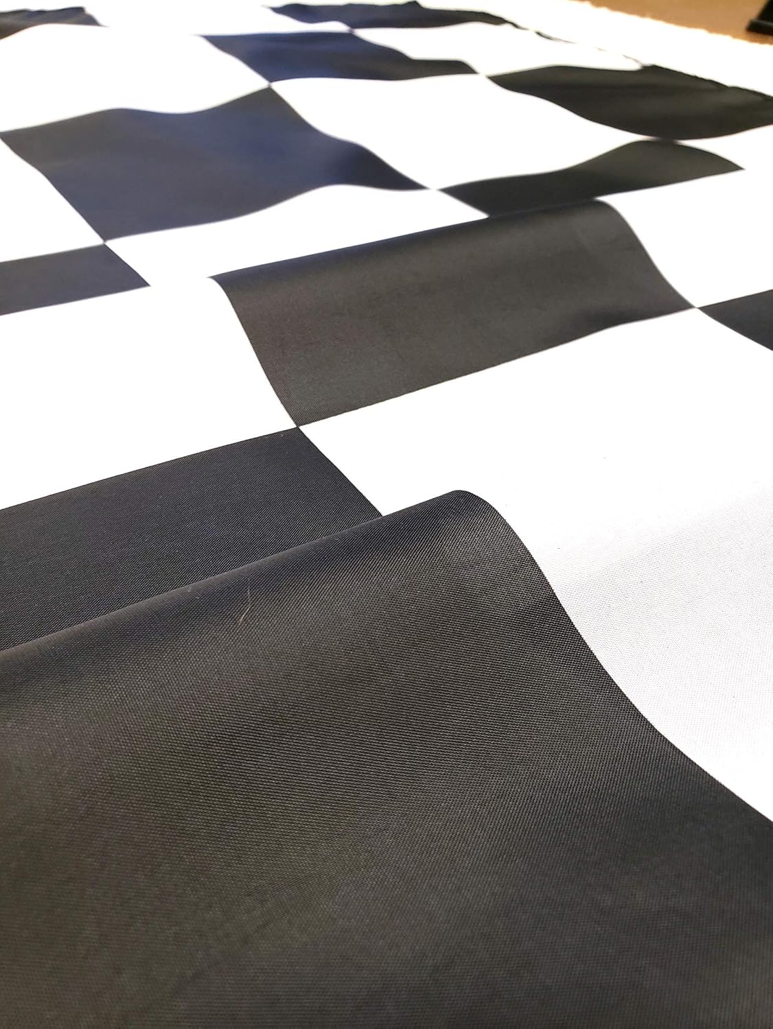 Bandera a cuadros 3x5ft tela poliéster con ojales latón