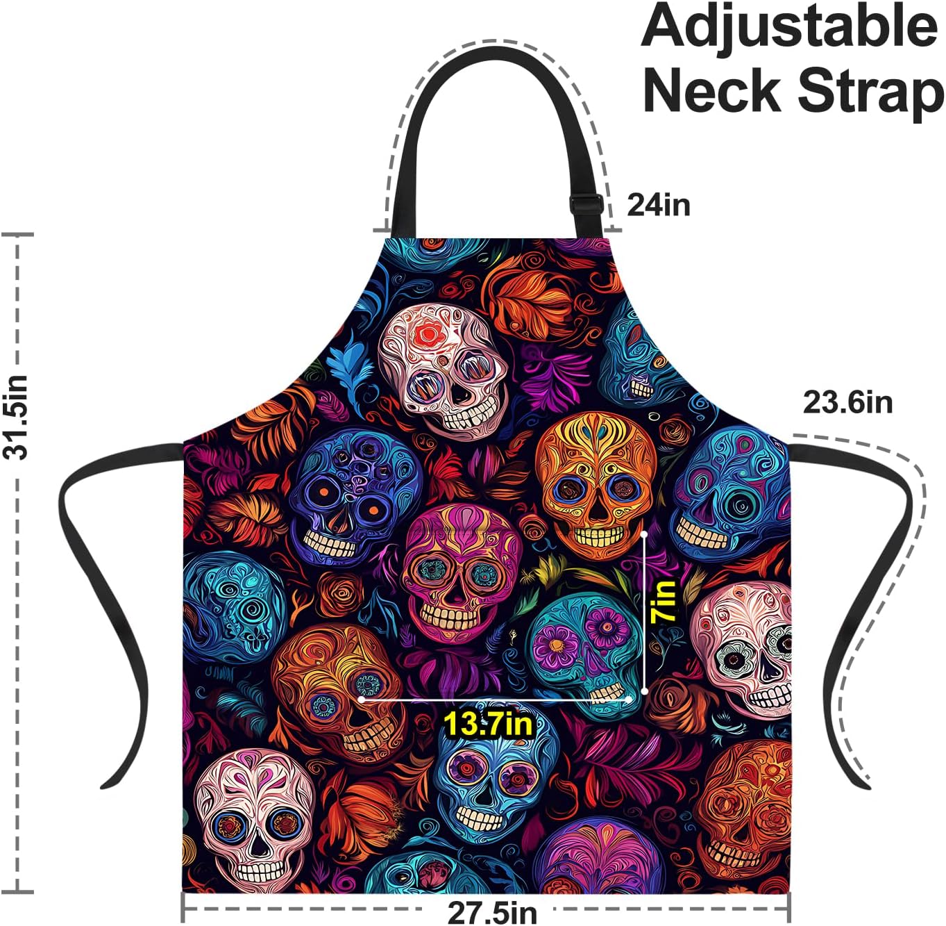 Delantal Navidad con Bolsillos para Cocinero