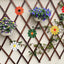 6 Pzas Flores Metal Decoración Pared Jardín Sala Comedor