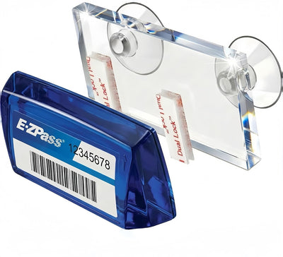 Soporte EZ Pass para parabrisas duradero y seguro