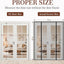 Pantalla magnética puerta mosquitera doble 72x96"