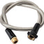 Manguera jardín acero inox 8ft conector latón flexible