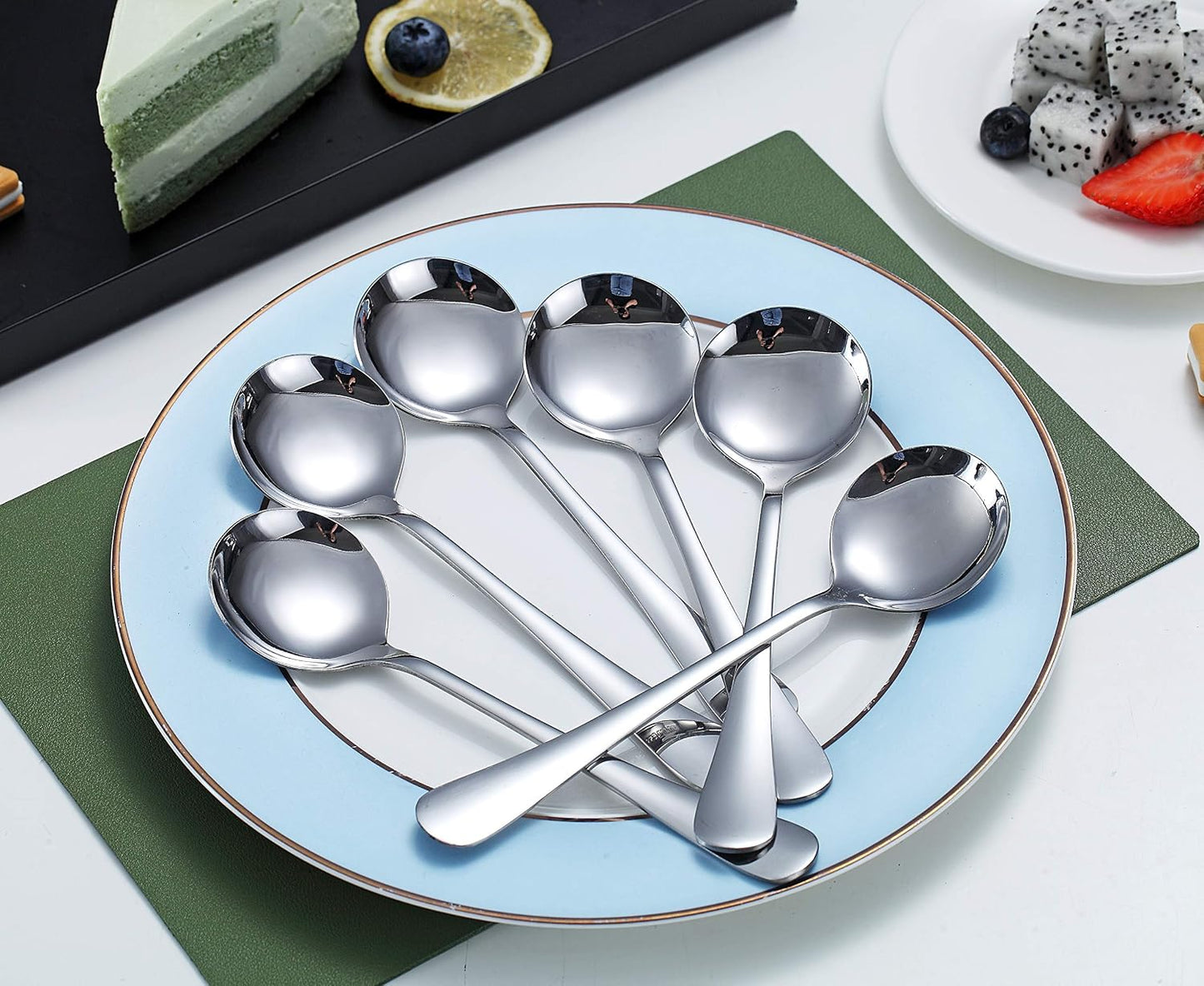 Set 12 Pzas Cucharas Acero Inox Mesa y Cena