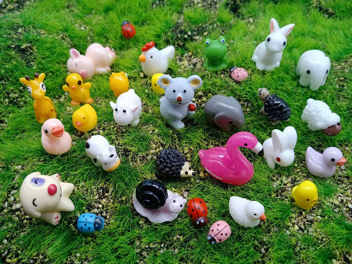45 Pzas Minianimales para Jardín de Hadas