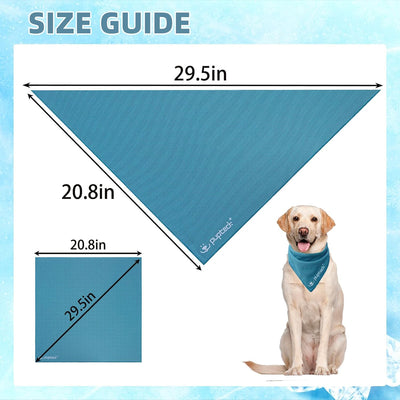 Bandana refrescante perro verano set 4 toallas enfriamiento