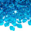 Vidrio fuego poligonal 1/2pulg azul aguamarina 10lb