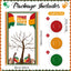 Kit manualidades 51x32pulg 3 almohadillas tinta Día Libertad