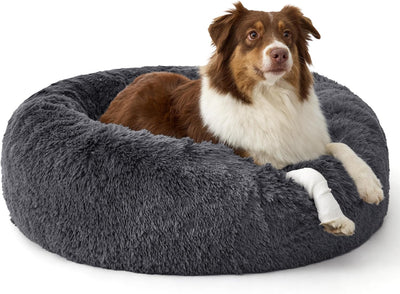 Cama perro grande forma dona 36pulg funda antideslizante 420 GSM