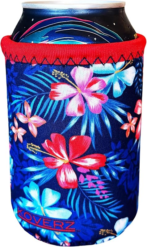 Funda neopreno botella 8-12oz floral hawaiano