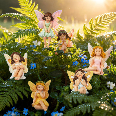 Figuras hadas mini 6 pzas para jardín hogar