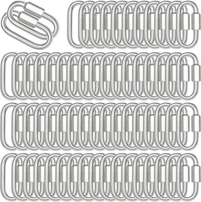 200 Conectores Cadena Eslabones 2pulg Acero Galvanizado M5
