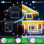 Luces LED Navidad colgantes 131ft 288 gotas impermeables