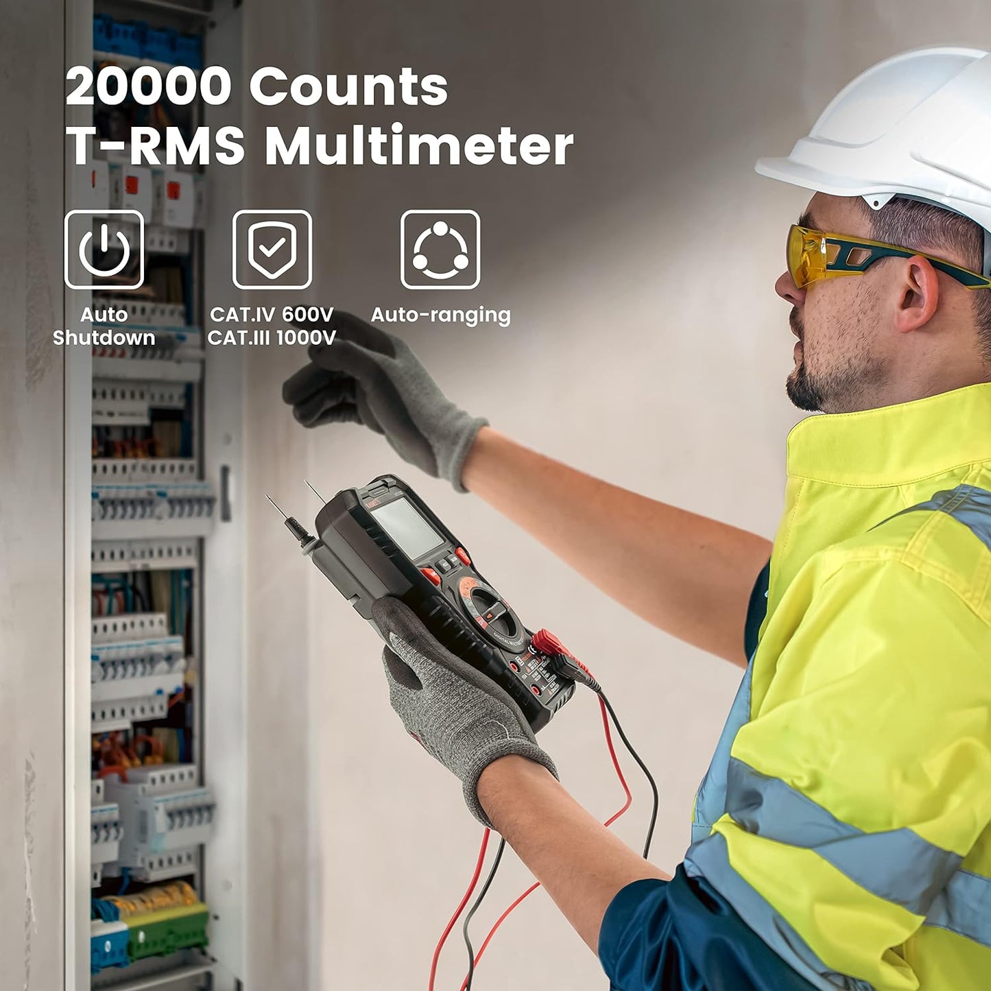 Multímetro Digital TRMS 20000 Contajes Alta Resolución