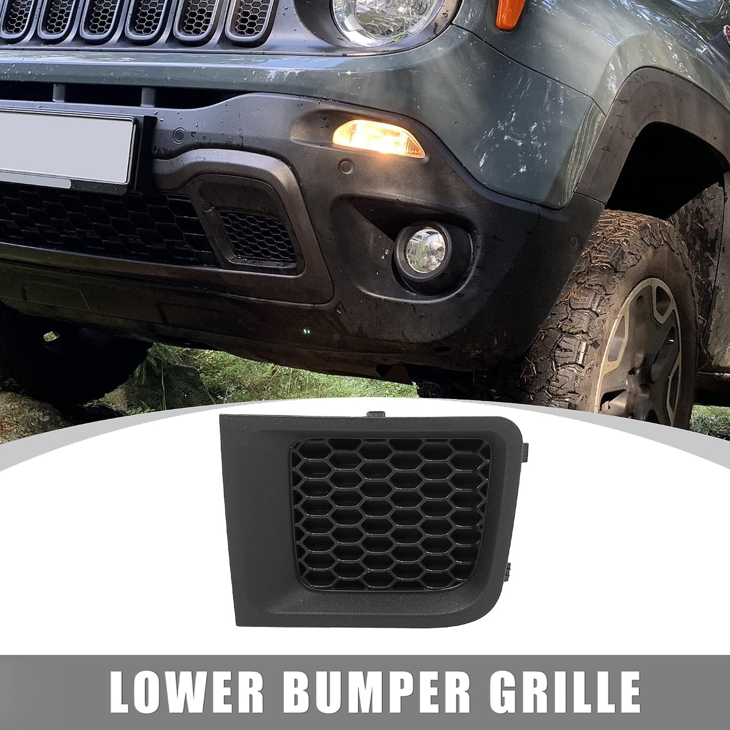 Parrilla parachoques derecho Jeep Renegade 15-17