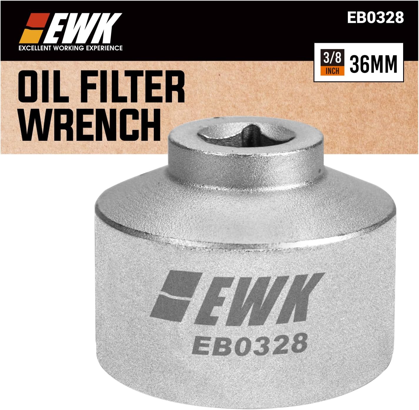 Enchufe filtro aceite perfil bajo 3/8pulg forjado 6 puntos GM VW Audi BMW TDI