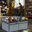 Organiz. maletero plegable antiderrap 600D gris
